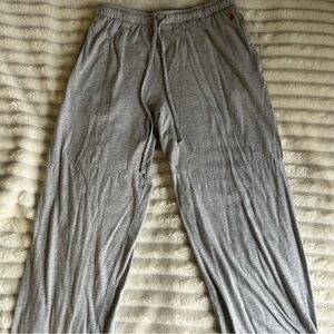 Polo Ralph Lauren Gray Mens Medium Open-Hem Lightweight Stretchy Sweatpants